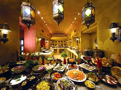 ресторан баб-аль-шамс на двоих